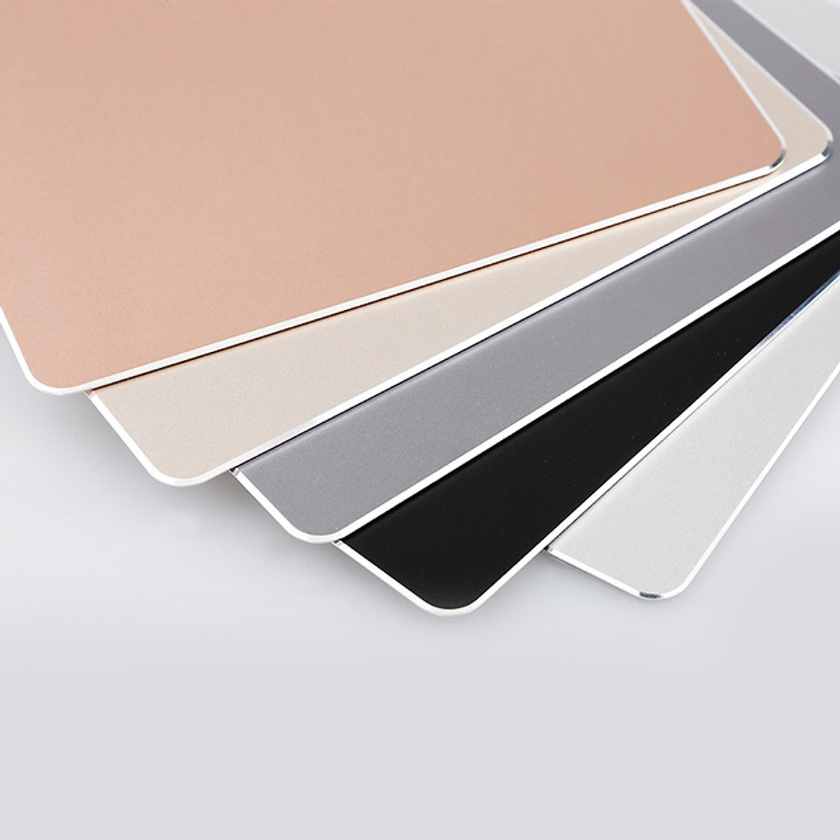 Miếng Lót Chuột hợp kim nhôm siêu bền Vàng hồng  kích thước 24x20cm - Hàng chính hãng / Hàng nhập khẩu