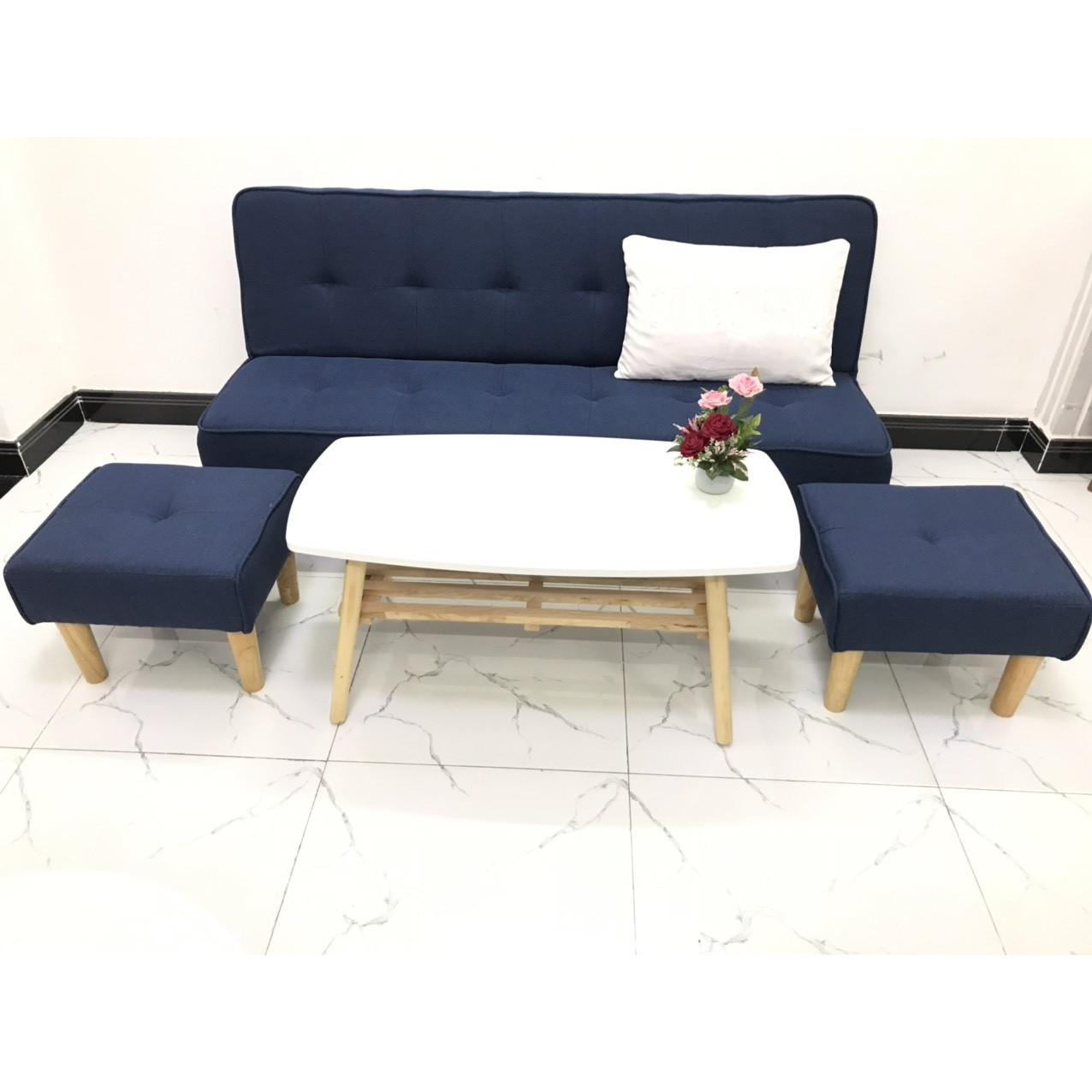 Bộ ghế sofa bed 1m7x90, sofa giường phòng khách sivali5