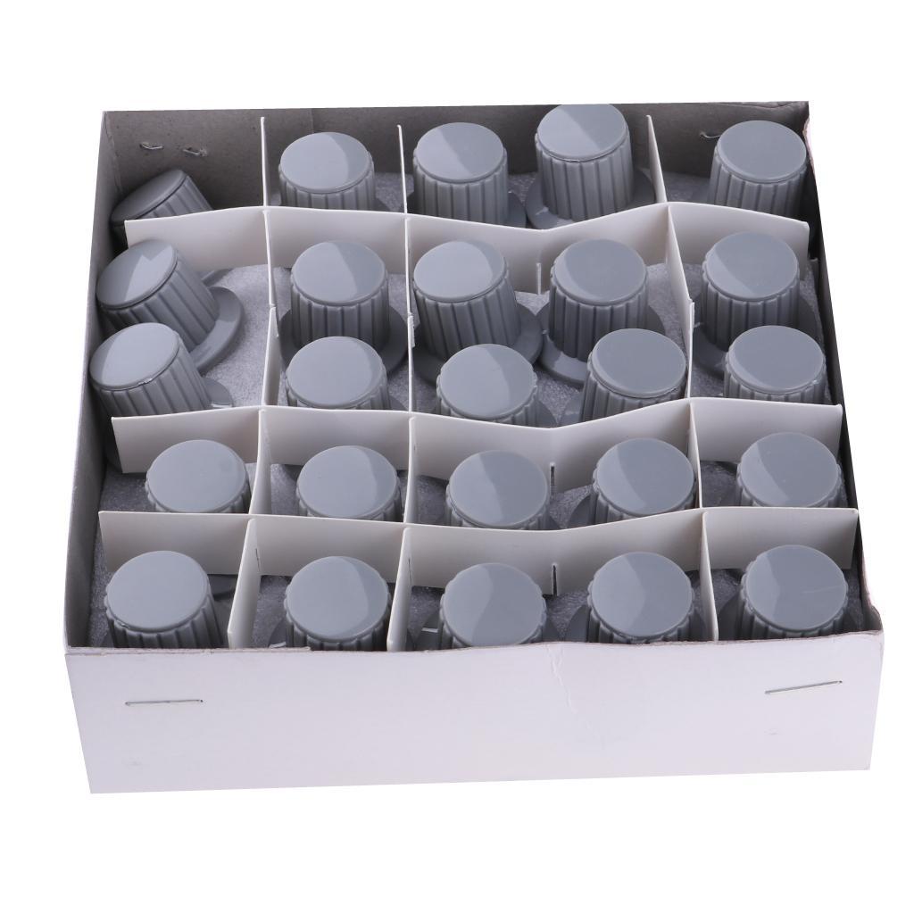 50pcs Potentiometer Bakelite Knob with Copper Core  KYP25-18 6.35mm