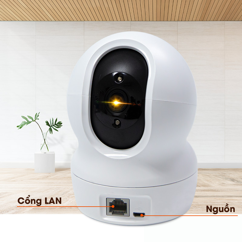 Camera Ip Wifi Quan Sát Trong Nhà HiLook Model P220, Độ Phân Giải 2.0Mpx, Ống Kính 4mm, Hỗ Trợ Cổng LAN - Chính Hãng