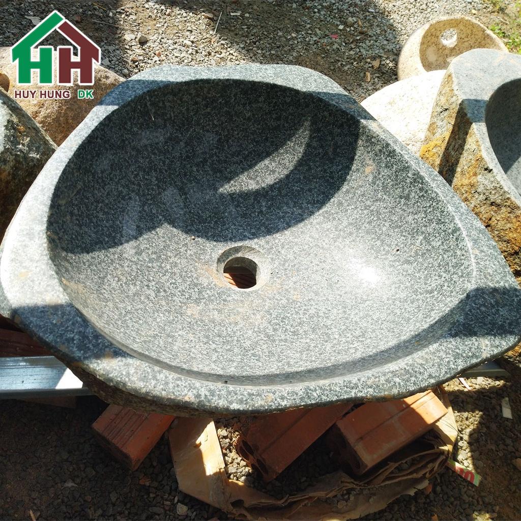 Lavabo đá Granite - Chưa kèm vòi - 60cm x 17cm