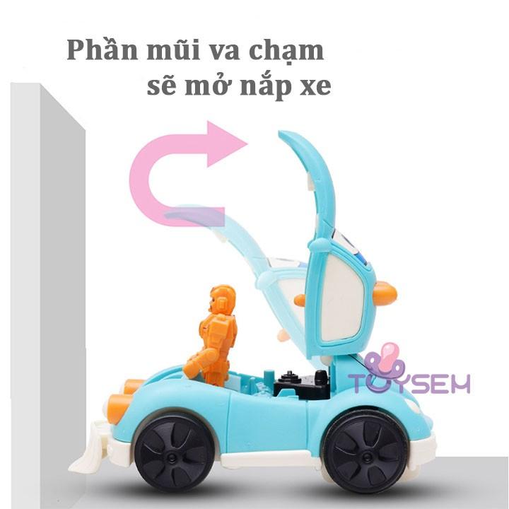 Đồ chơi trẻ em xe biến hình robot chạy trớN - Quà tặng sinh nhật cho bé