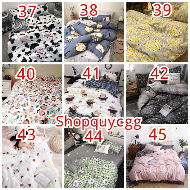 Bộ chăn phao kèm ga gối QUY Bedding mẫu mới cập nhật