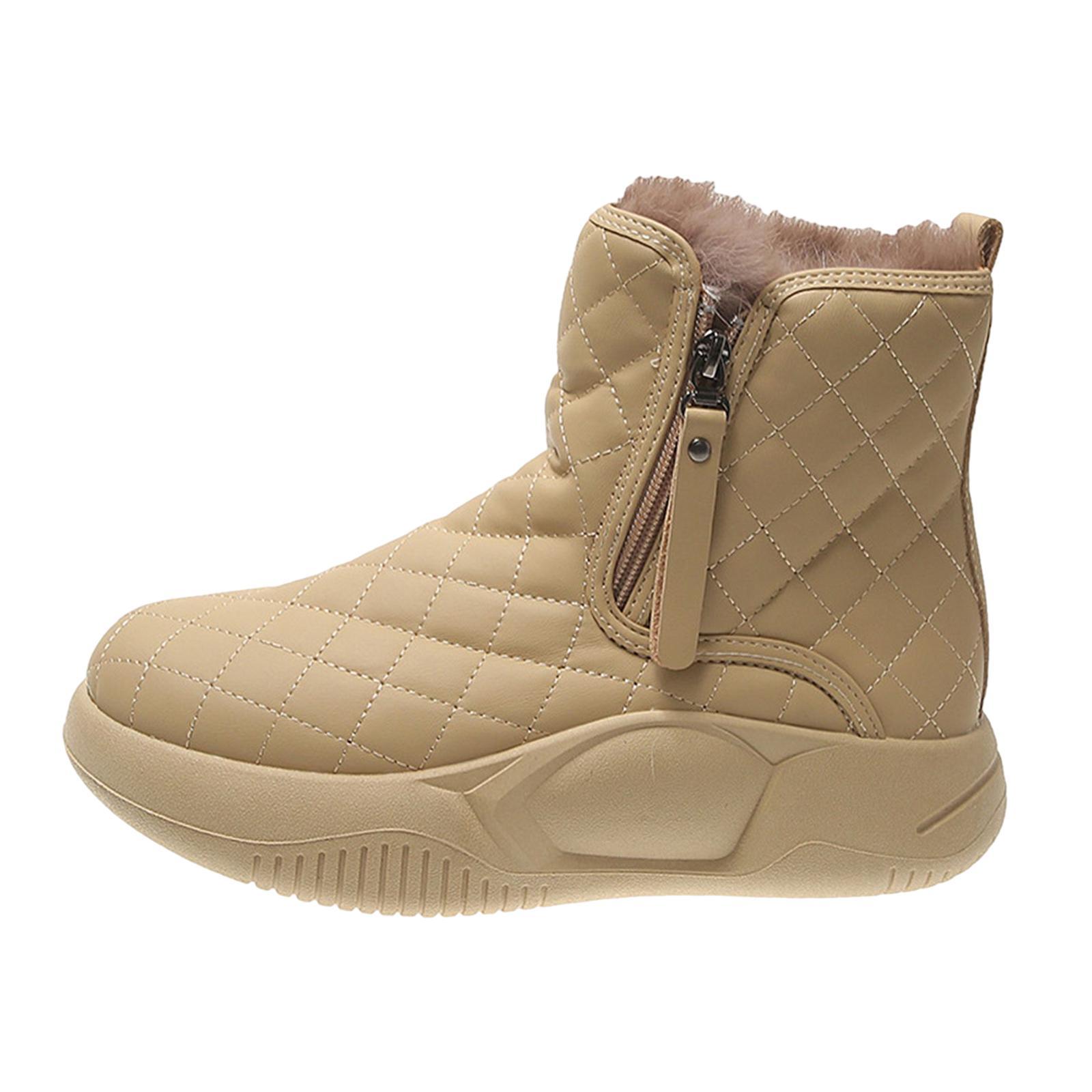 Winter Snow Boots Warm Lined Short Boots Fashion for Trekking Hiker Winter