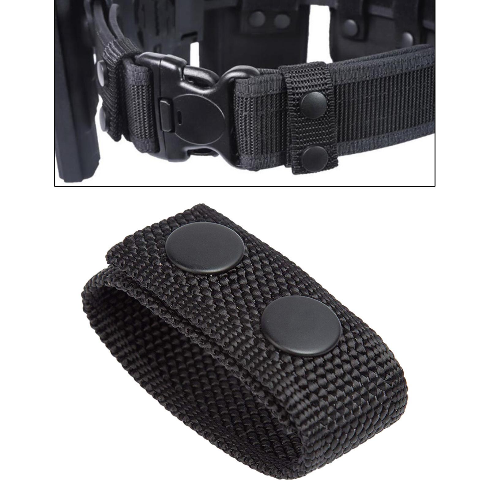 Durable Duty Belt Buckle Fixing Wide Belt Webbing Strap Belt Sports Keeper