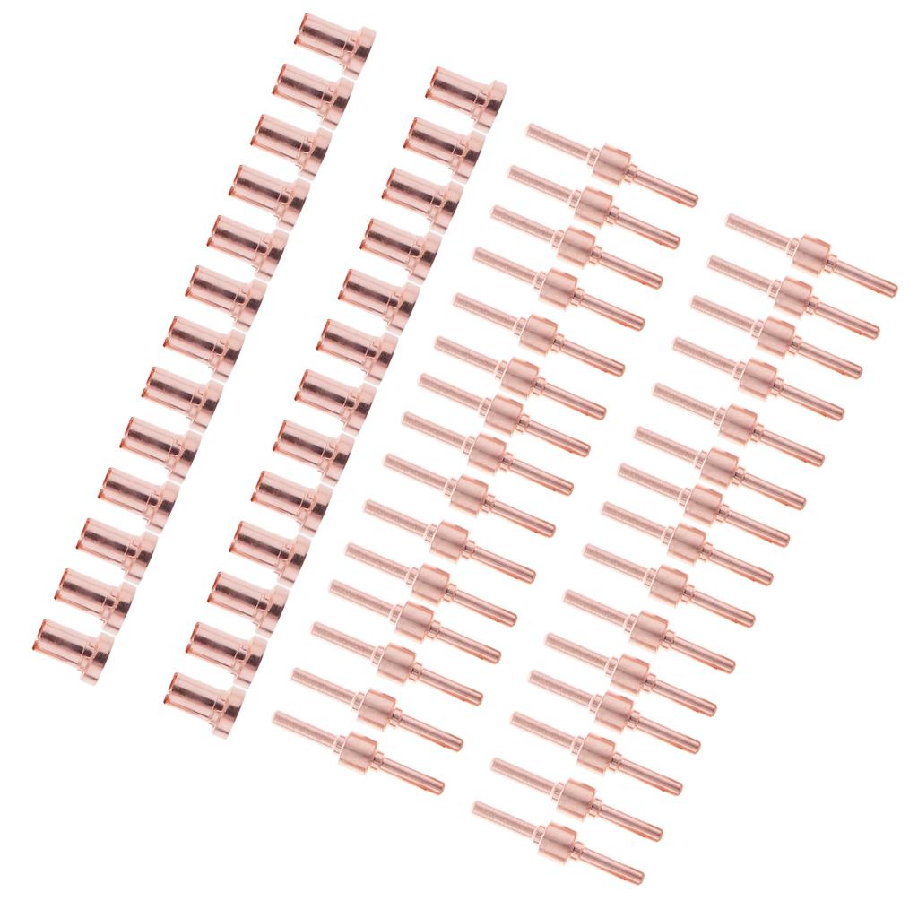 Plasma  Tip Nozzle Extended Cutting Consumables Accessory Fit 60pcs