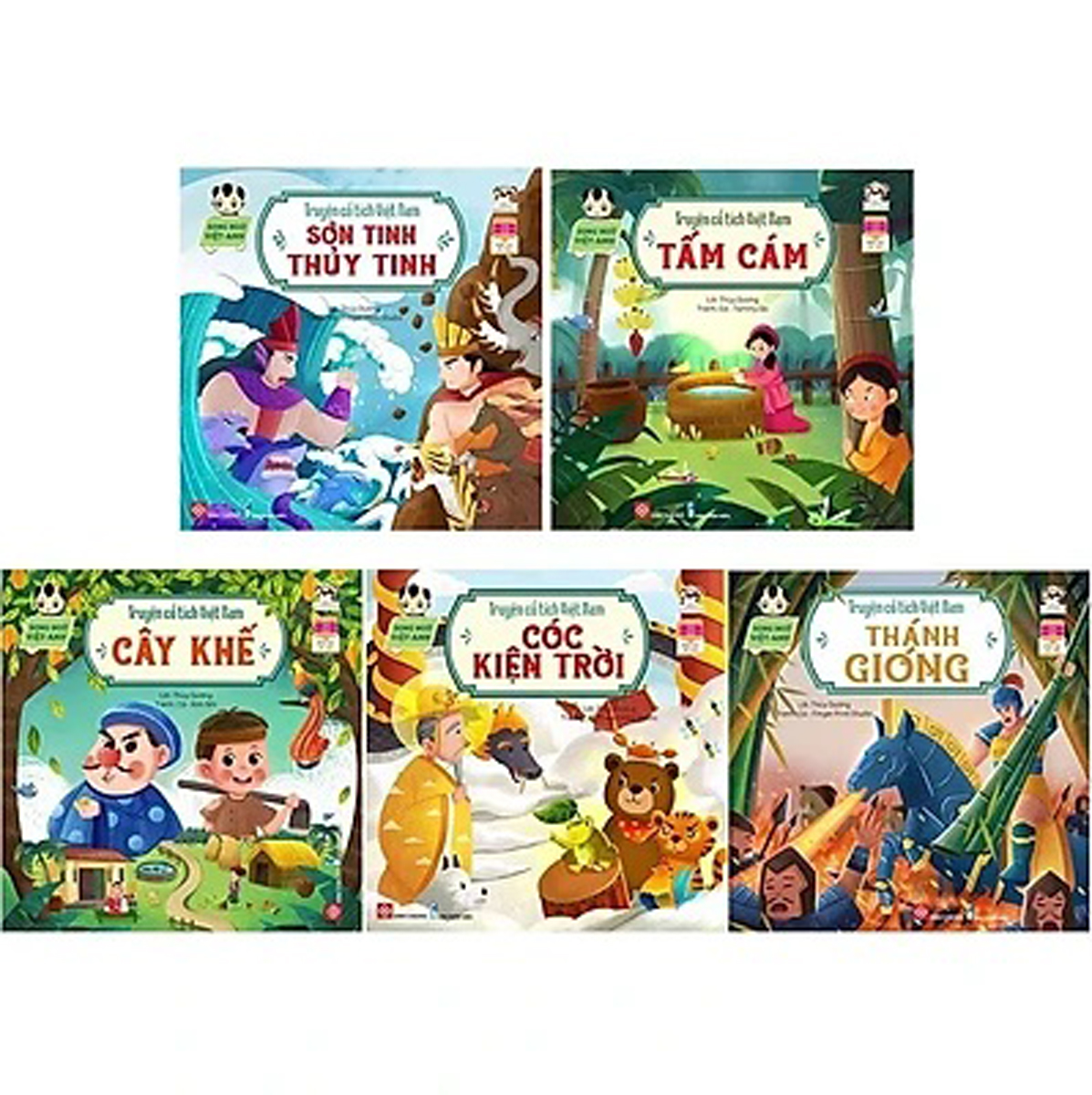 Combo 5 Cuốn: Truyện Cổ Tích Việt Nam - Song Ngữ Việt - Anh _DTI