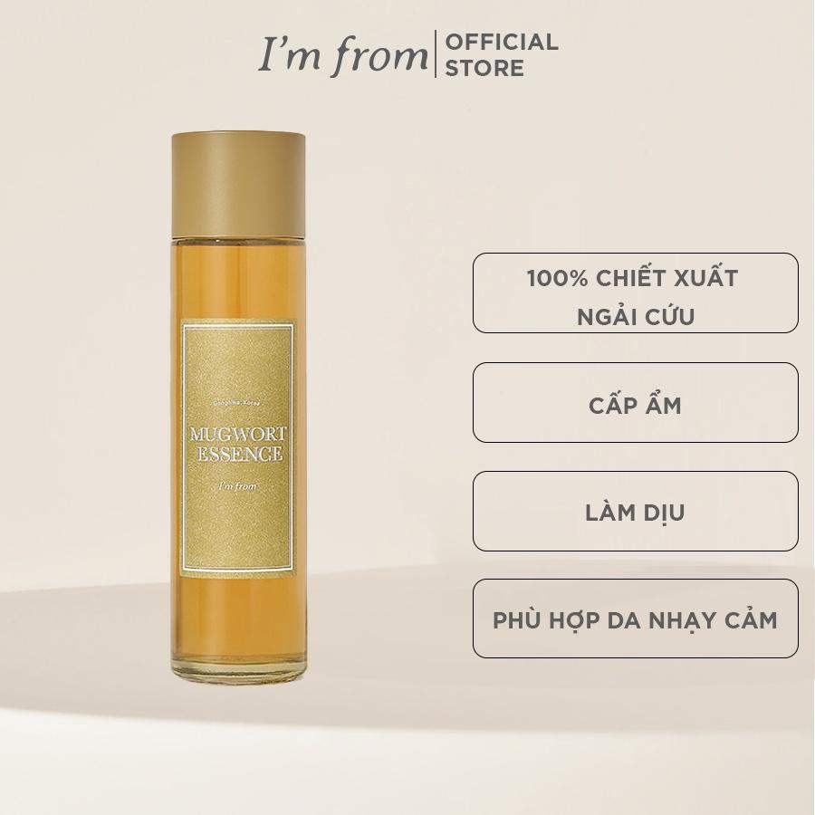 Combo Dịu Da Mặt nạ ngải cứu I'm From Mugwort Mask 110g+Tinh chất ngải cứu I'm From Mugwort Essence 160ml