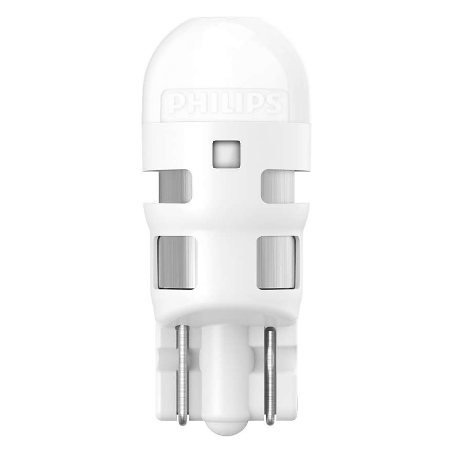 Bóng Đèn tín hiệu định vị, nội thất xe ô tô Philips Ultinon LED T10 11961ULWX2 12V 6000K - Trắng