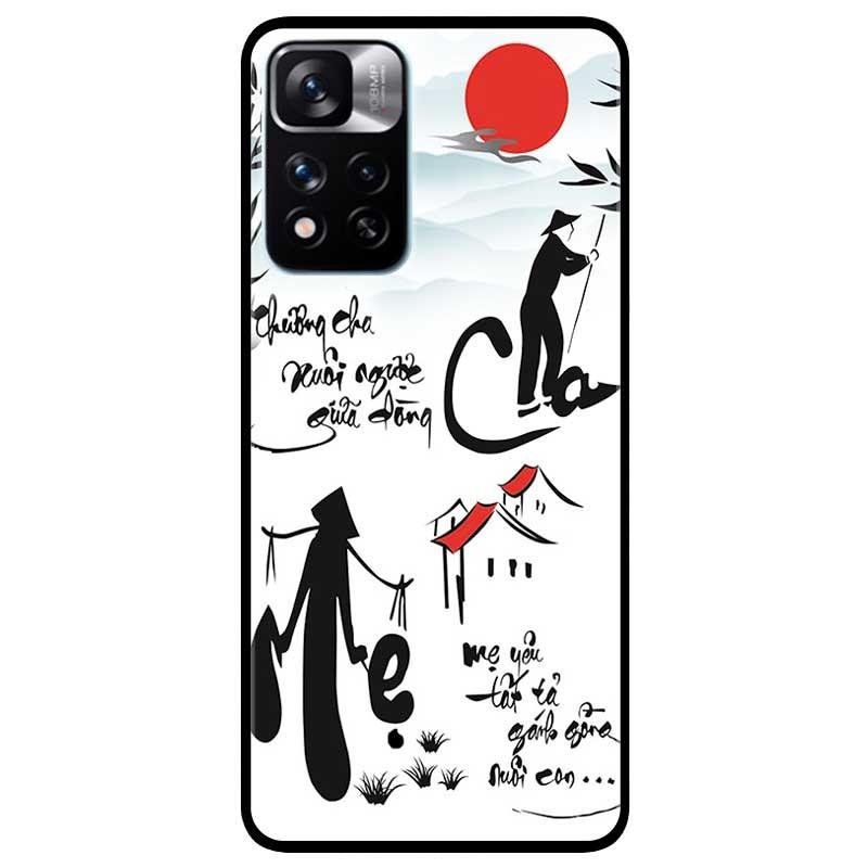 Ốp lưng dành cho Xiaomi Redmi Note 11 Pro 5G  mẫu Cha Mẹ Mẫu Đẹp