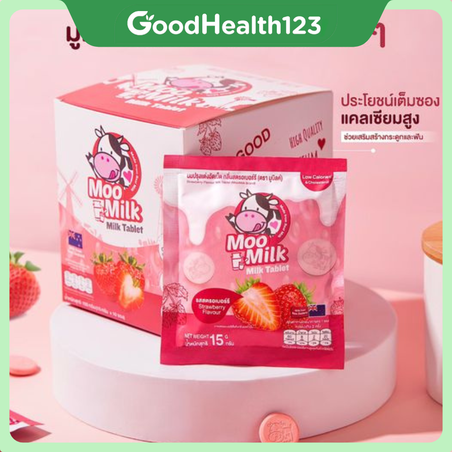 Kẹo sữa bò Moo Milk - Sữa Thật Từ New Zealand [Hàng Thái Lan]