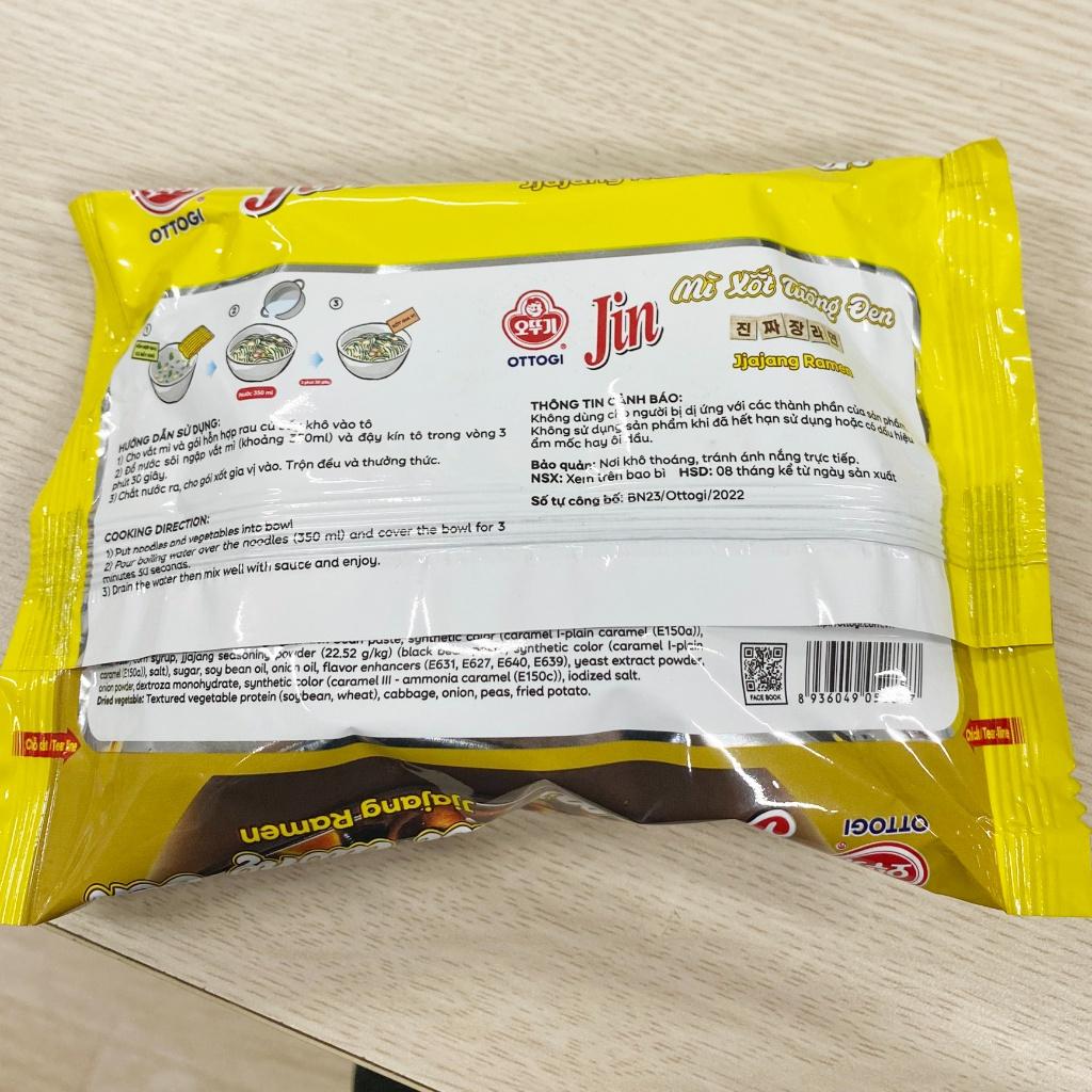 Mì Ăn Liền Trộn Xốt Tương Đen Ottogi 75g