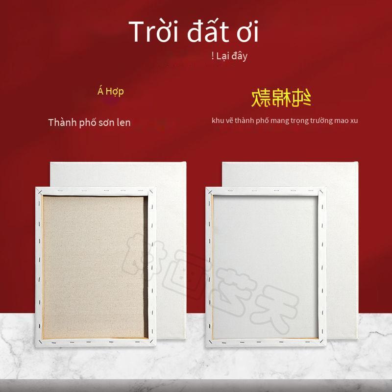 Phong cách mới nhất họa tiết khung tranh tranh sơn dầu sơn dầu tùy chỉnh vải tranh sơn dầu bảng lanh bông gỗ tròn bên trong sơn acrylic