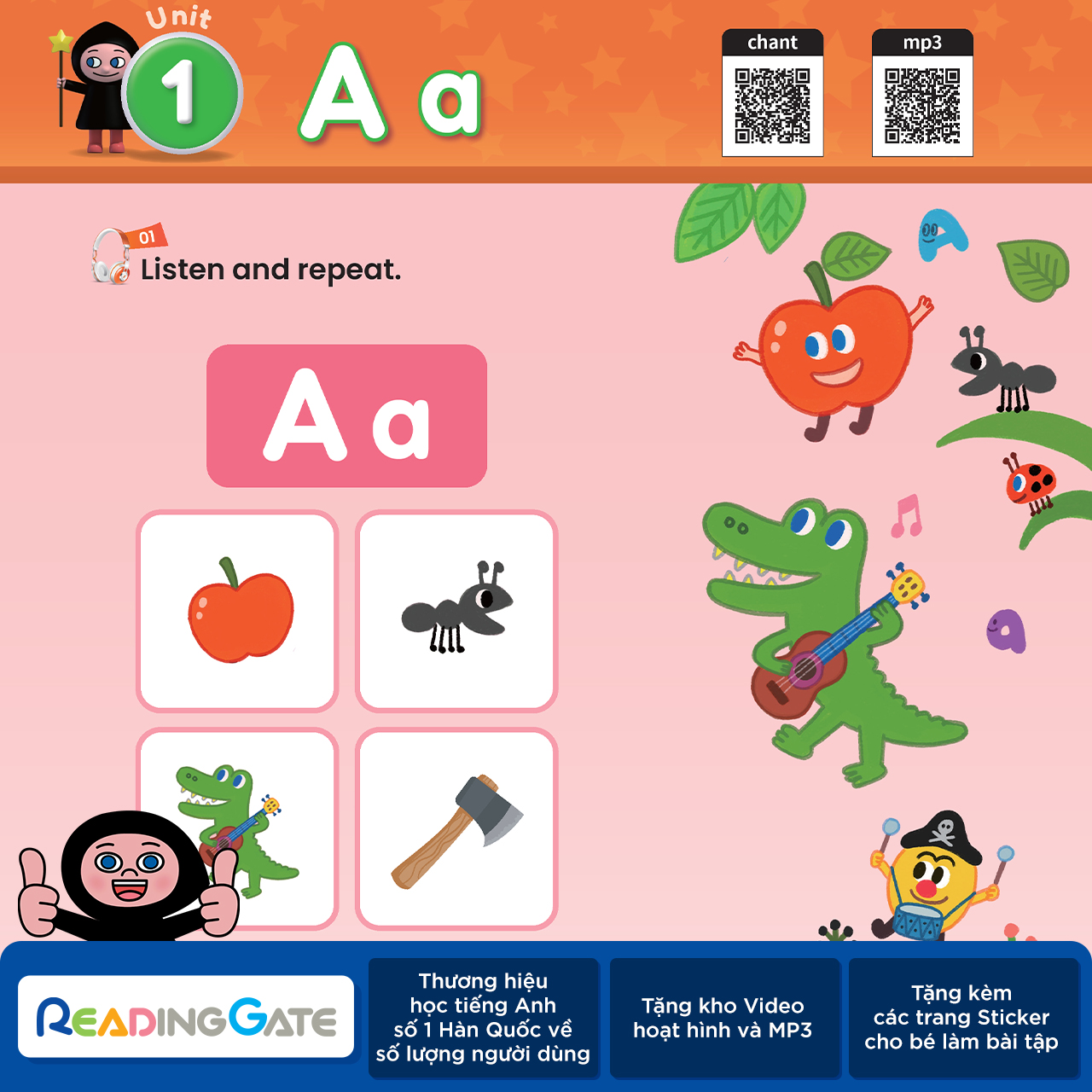 Combo 2 Quyển Sách DODO ABC WORKBOOK - ALPHABET SET READING GATE Cho Bé Từ 5 Đến 8 Tuổi  làm quen  với Bảng chữ cái