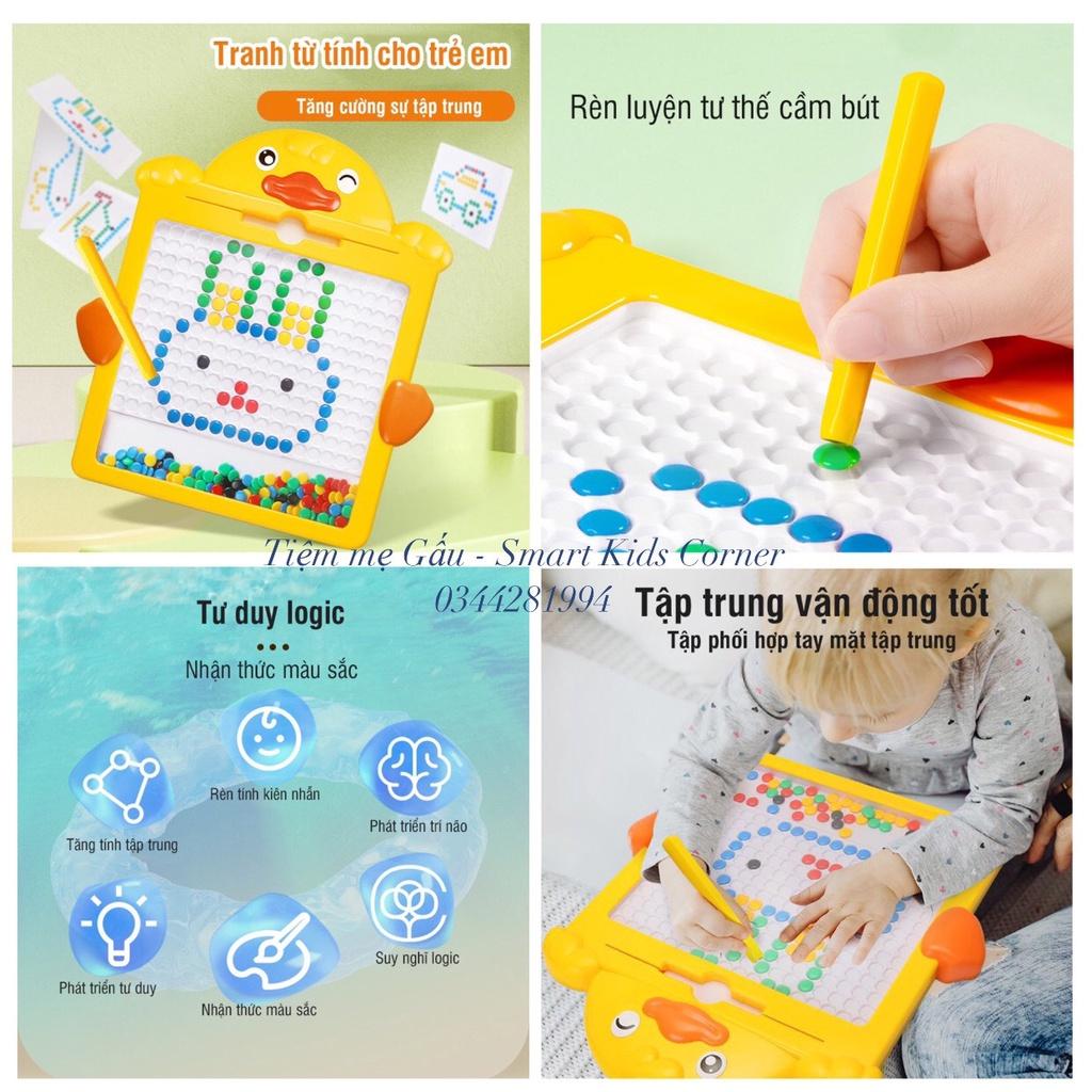 BẢNG VẼ NAM CHÂM, XẾP HÌNH HẠT NAM CHÂM THẾ HỆ MỚI CÓ BÚT TỪ TÍNH MAGNETIC DOT DRAWING BOARD