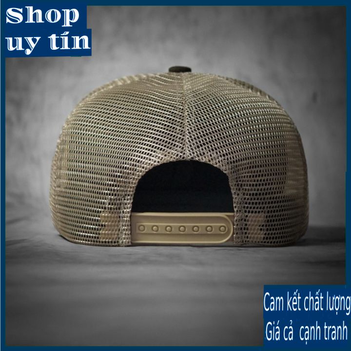 Freeship - MŨ/NÓN KẾT LƯỠI TRAI SNAPBACK NO PREY CÁ TÍNH THỜI TRANG NAM NỮ CAO CẤP - MÀU NÂU