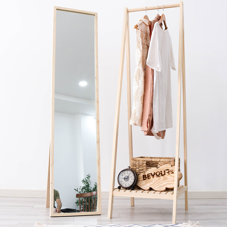 ComBo Gương Và Giá Treo Chữ A Mirror Hanger Nội Thất Kiểu Hàn BEYOURs