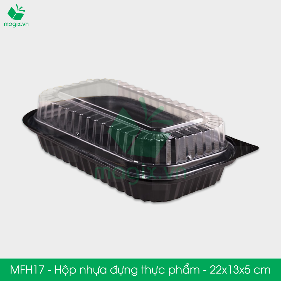 MFH17 - 50 Hộp nhựa đế đen nắp trong HT17