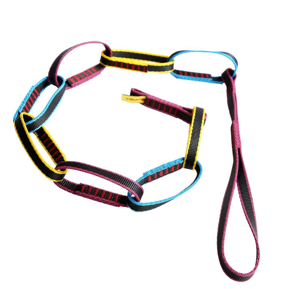 22KN 140 cm Rock Climbing Tree Rigging Sling Webbing Loop Daisy Chain Equip