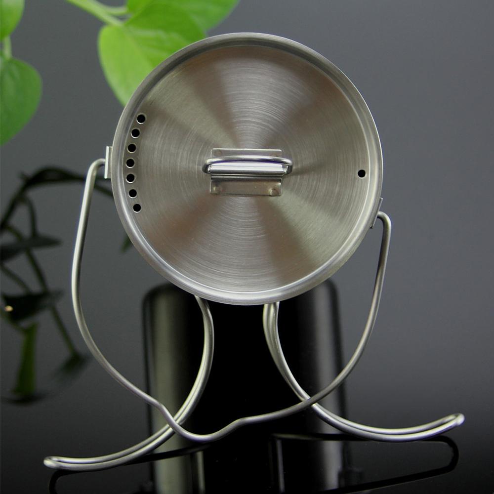 Cốc nước cắm trại bằng thép không gỉ di động ngoài trời, du lịch, dã ngoại