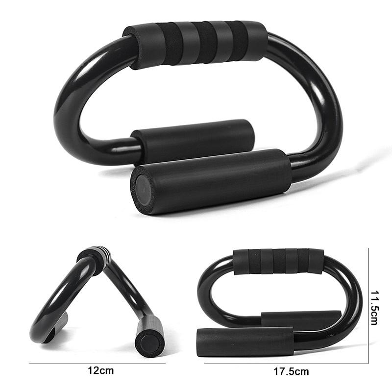 1pair S-Shaped Push-Ups Stands Arm Chest Muscle Training Exercise Push Up Rack Body Building Grip Fitness Equipment Handles