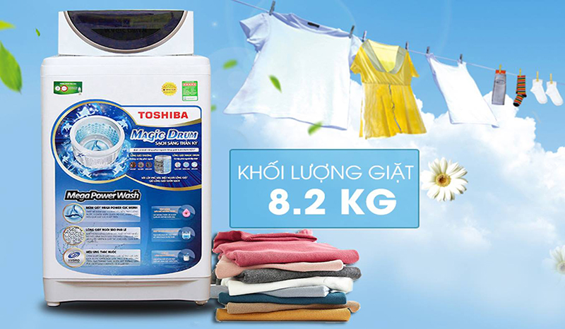 Máy giặt Toshiba 8.2kg AW-MF920LV WK