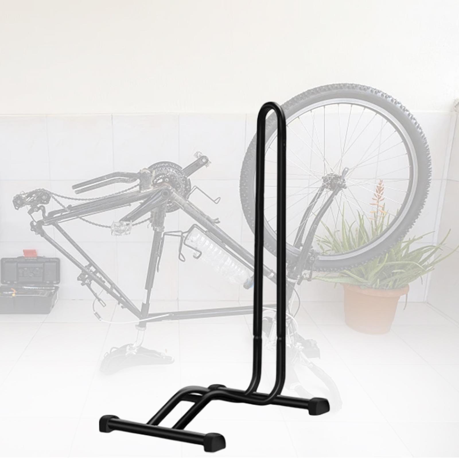 Bike Floor Stand for Bike Repair Indoor Outdoor Streets Parking Rack