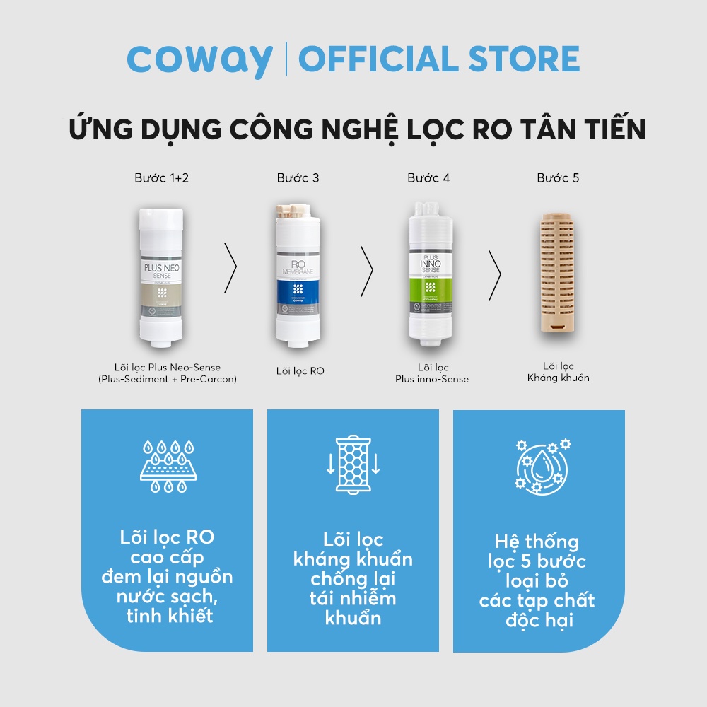 Máy lọc nước Coway Cinnamon P-6320R - Coway - Máy lọc nước Hàn Quốc - Hàng chính hãng