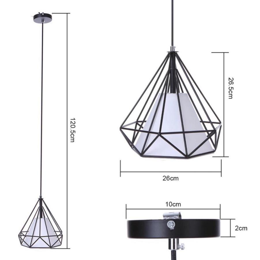 Đèn thả kim cương fi 250 và bóng 5w, đèn thả quán coffe DT HQ