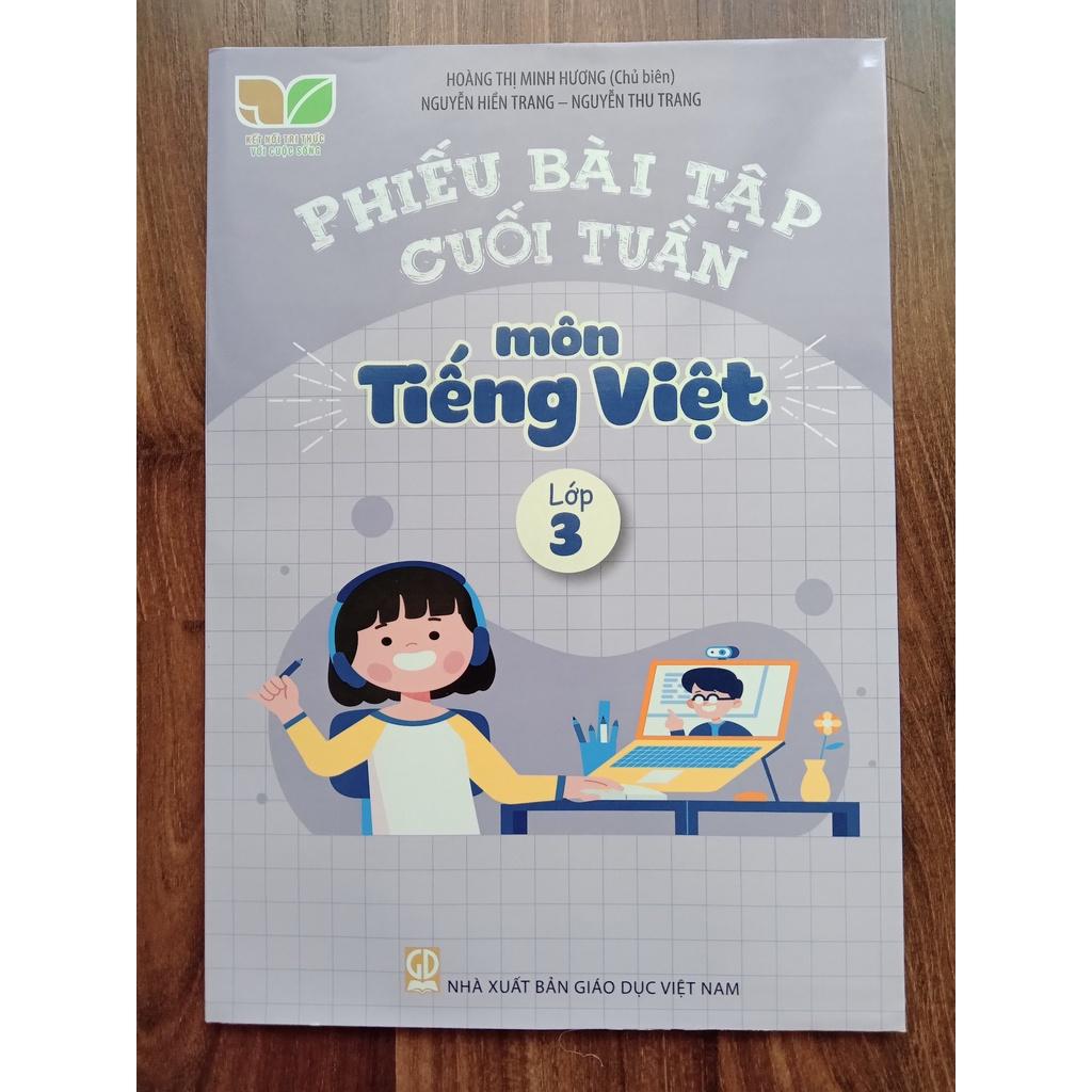Sách - Phiếu bài tập cuối tuần môn Tiếng Việt lớp 3