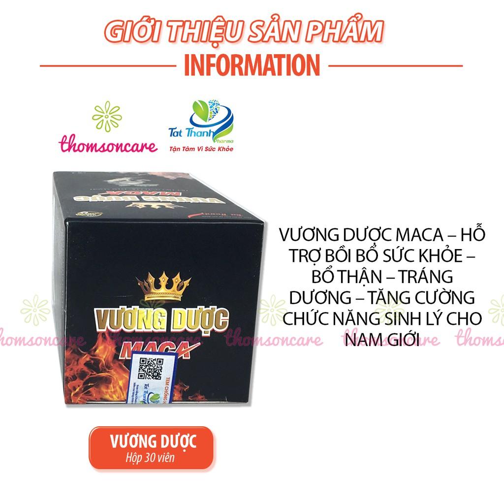 Vương Dược Maca - Hỗ trợ tăng cường sinh lý nam - Hộp 60 viên bổ thận tráng dương