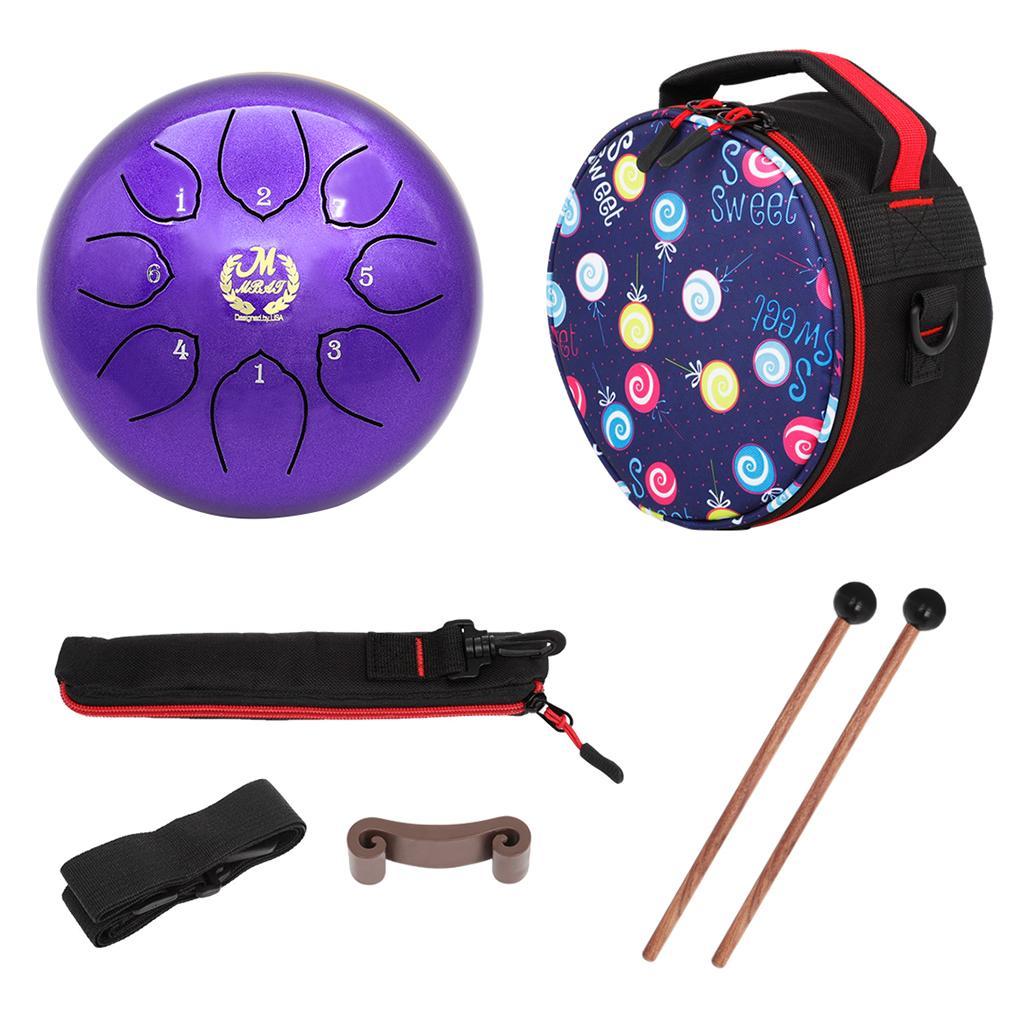 6inch Lotus Steel Tongue Drum Best Sound W/ Mallets