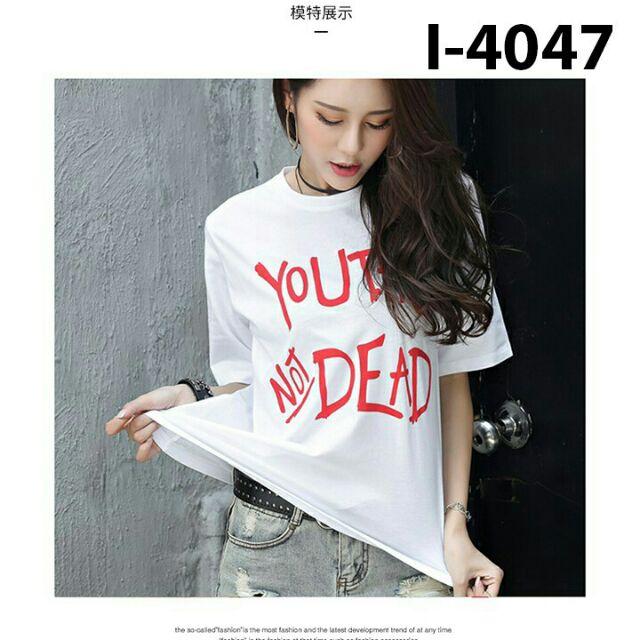 Áo thun in chữ unisex Áo thun tay lỡ Áo thun form rộng Áo thun giấu quần Áo thun bigsize yes/no