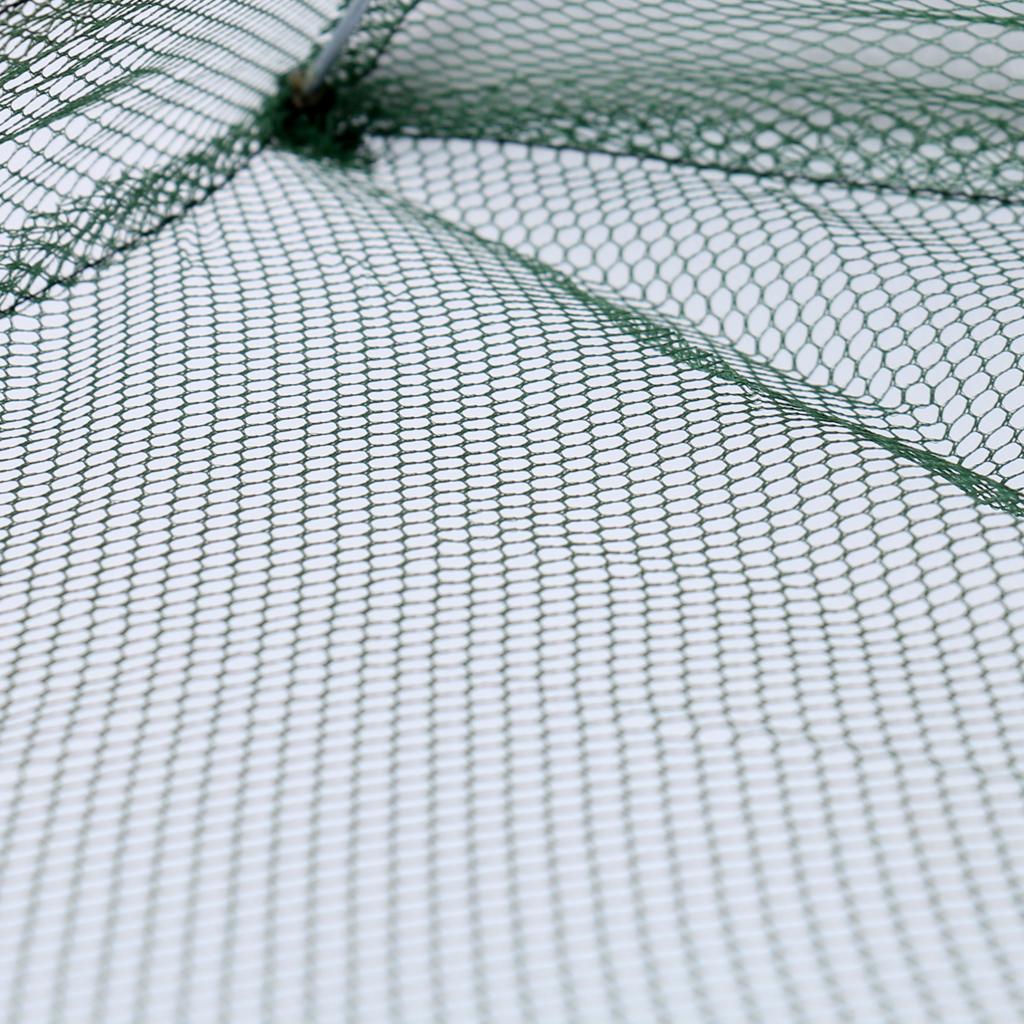 Fishing Foldable Mesh Baits Trap Umbrella Cast Dip Net Crab Shrimp Net Cage
