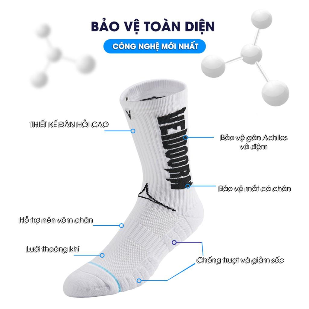 Vớ Bóng Đá Chuyên Nghiệp Veidoorn, Thoáng Khí Có Đệm Chân VT004