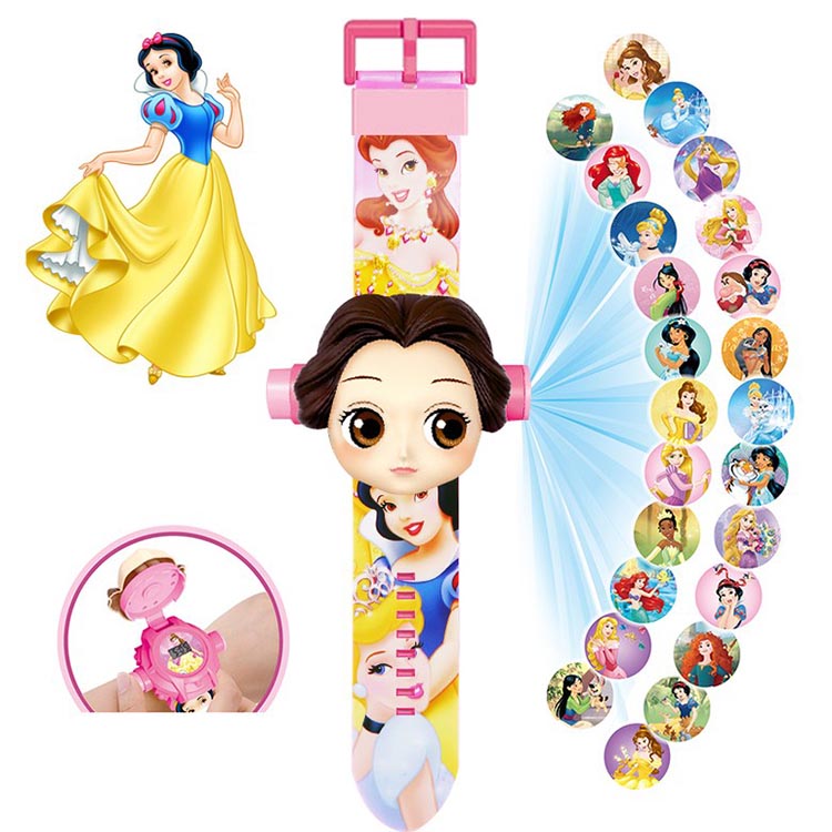 Đồng Hồ Điện Tử Đeo Tay Chiếu 24 Hình 3D Cho Trẻ Em