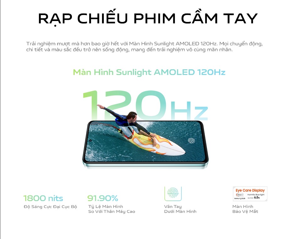 [MỚI] Điện thoại vivo Y100 (8GB+256GB) - Hàng chính hãng - 1 Đổi 1 trong tháng đầu tiên - Bảo hành 12 tháng