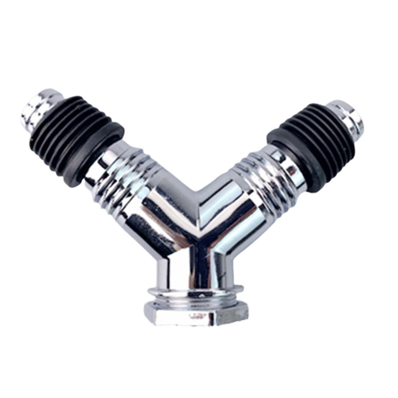 Y Pipe Connector Hose Adapter for Kitchen Washing Machine Bathroom