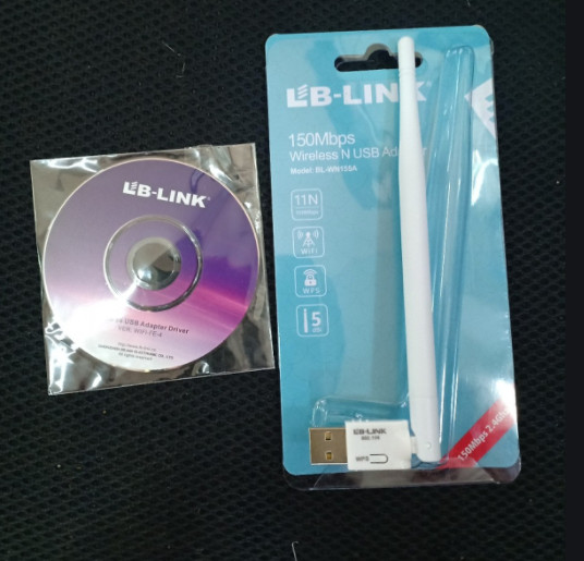 Usb Thu Wifi LB LINK có râu cho máy tính bàn thu sóng 150Mbps - Hàng Chính Hãng