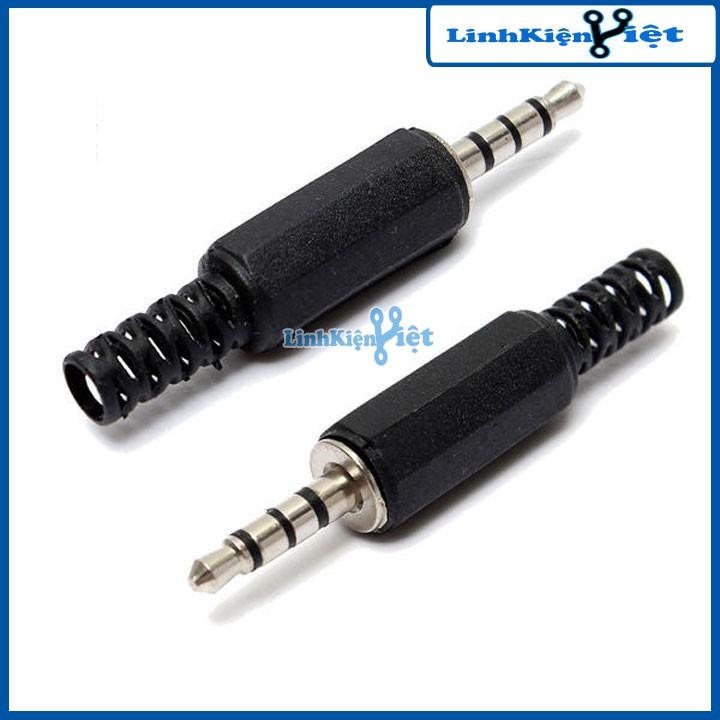 Jack Audio 3.5 Nhựa Đực 1 Chiếc 3 Nấc 4 Nấc