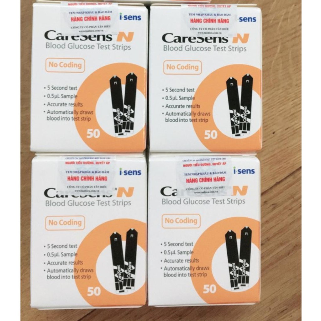 Que thử đường huyết CareSens N  - thương hiệu Hàn Quốc