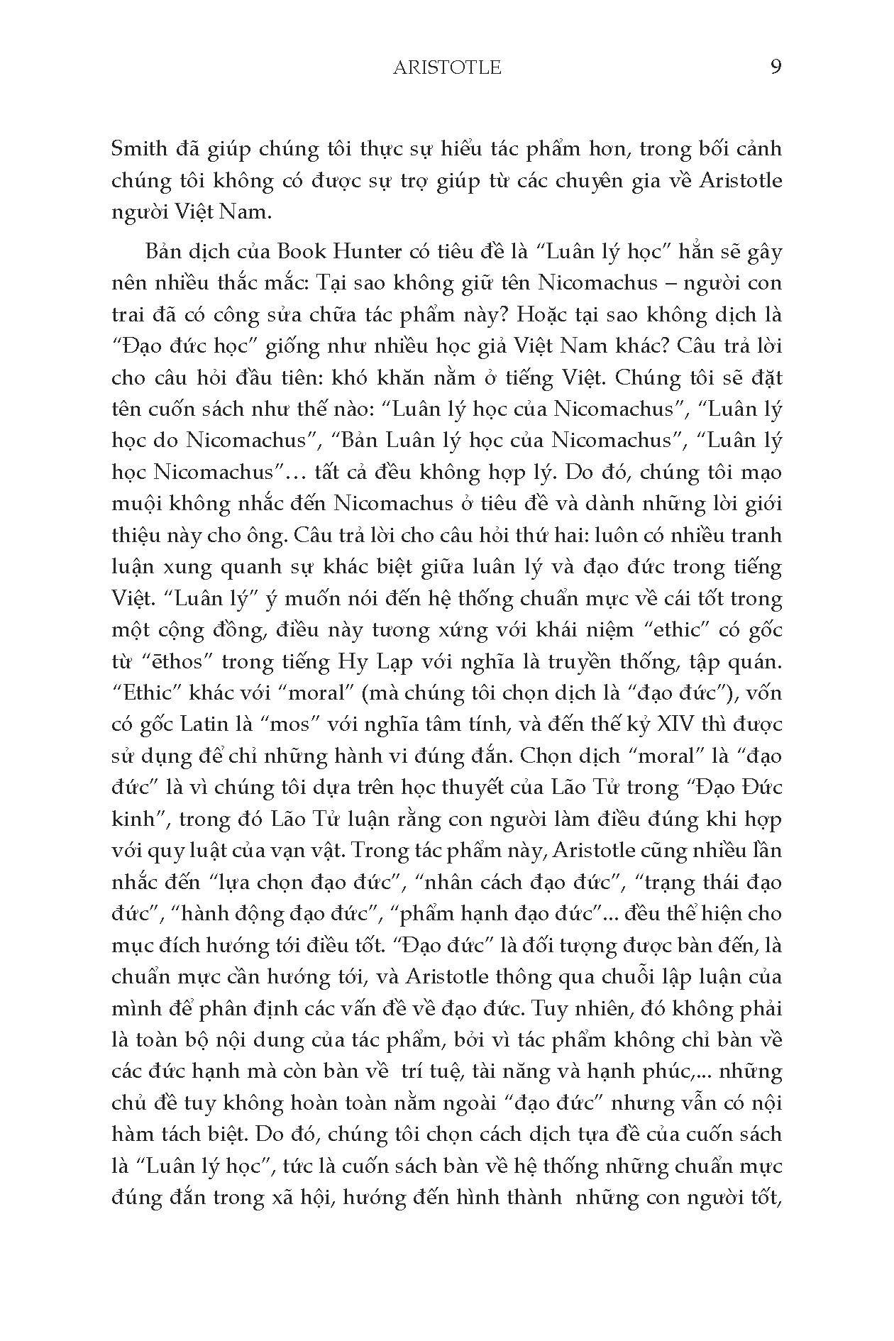 Sách - Luân Lý Học - Aristotle - Book Hunter