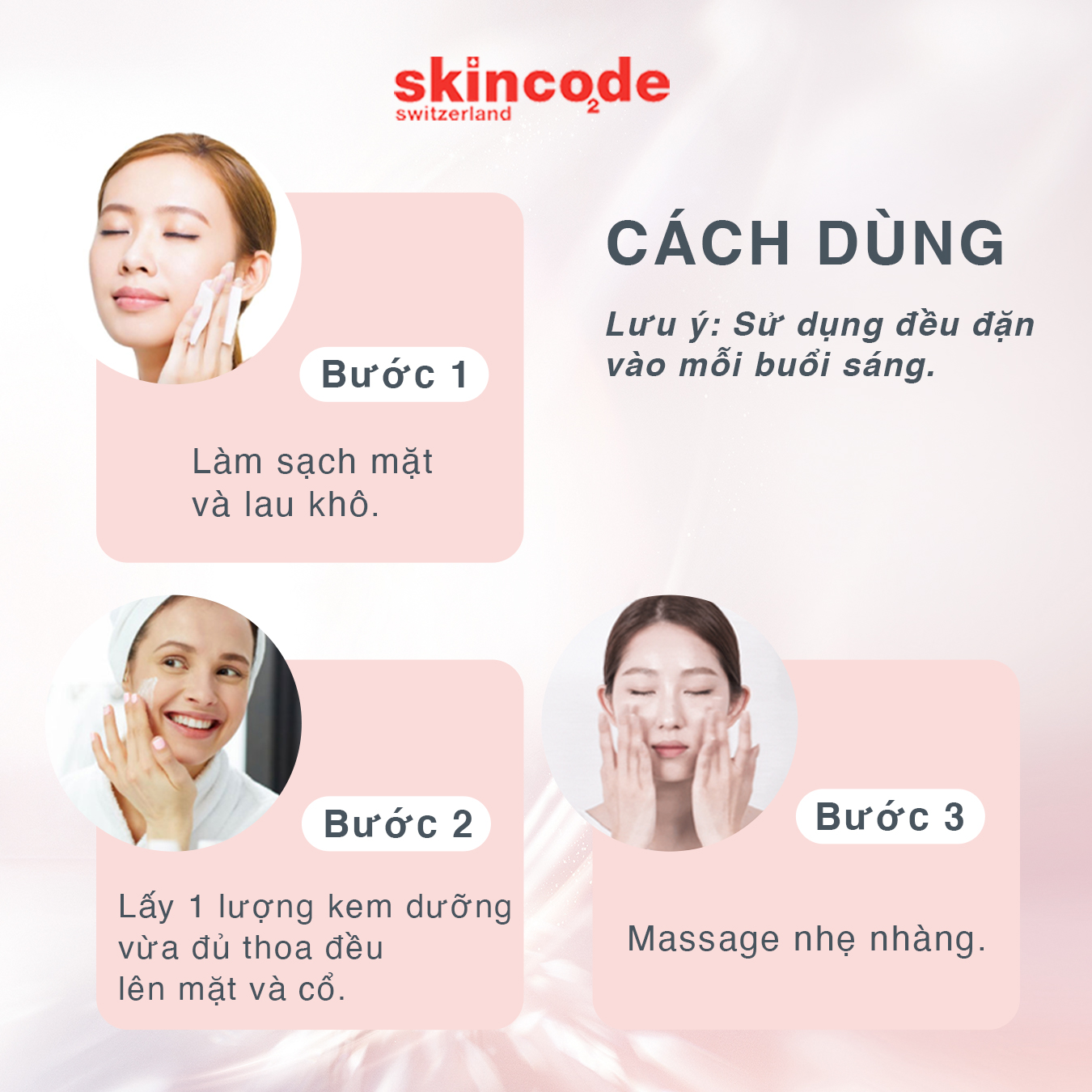 Kem dưỡng nâng cơ ngừa lão hóa Skincode Cellular Day Cream SPF 15 50ml - MS 5015