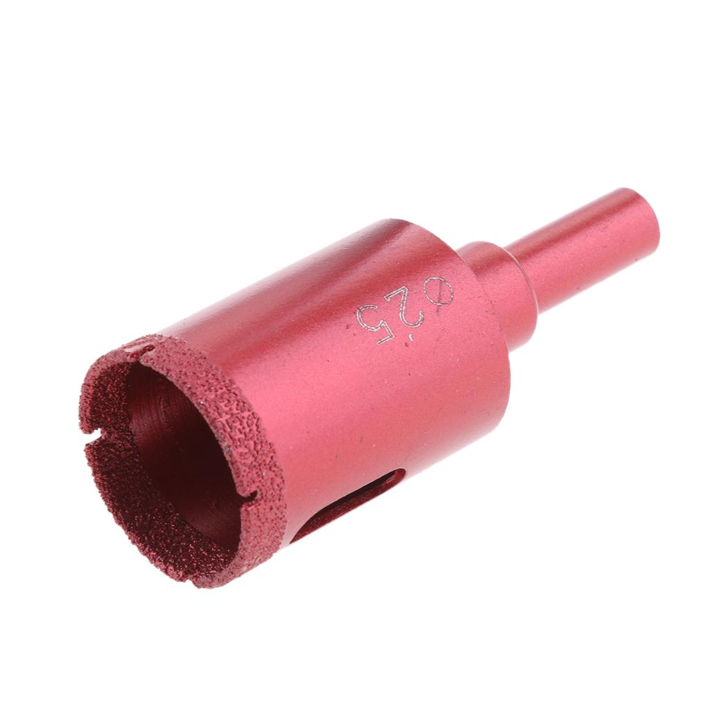 2 Pieces 25mm&18mm Diamond Tool Drill Bit Glass Ceramic Marble Tile