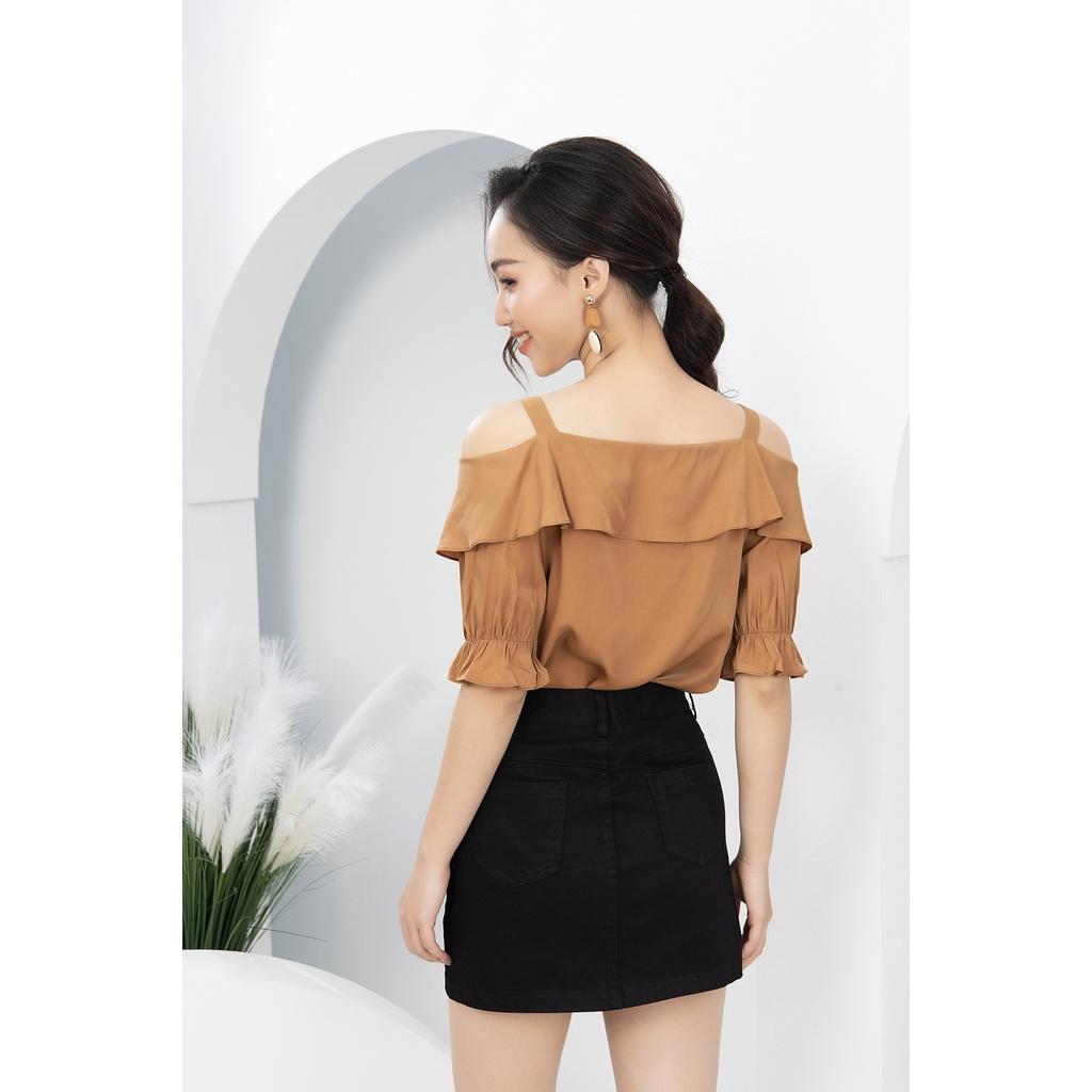 Áo Hai Dây Trễ Vai LUPERI LFSM1148 Kiểu Dáng Trẻ Trung Thời Thượng Phù Hợp Đi Chơi Đi Dạo Phố