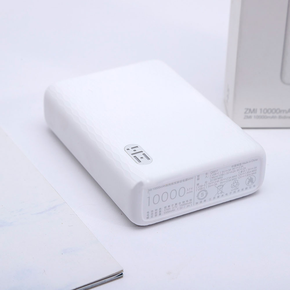 Pin sạc dự phòng 10000mAh mini Xiaomi ZMI QB817 - Hàng Nhập Khẩu