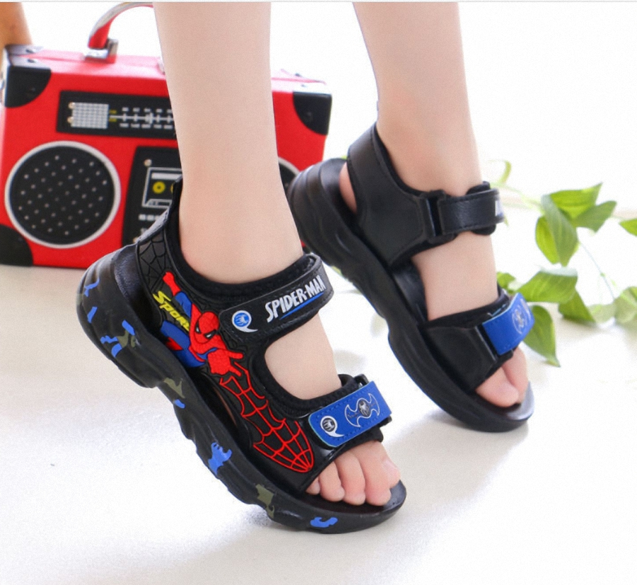 Sandal siêu nhân cho bé trai 3 - 12 tuổi năng động và phong cách ST103