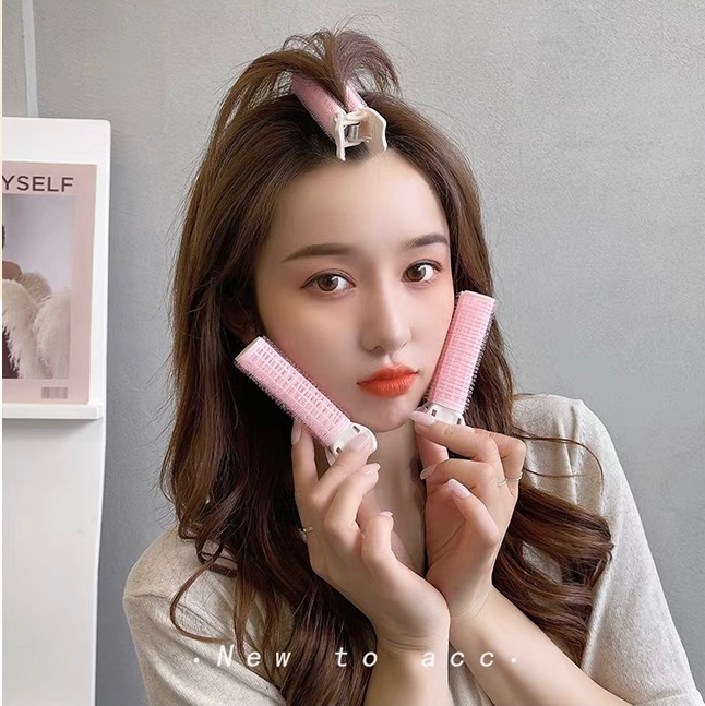 Set 2 Cây Kẹp Phồng Chân Tóc Làm Cong Mái Tự Nhiên