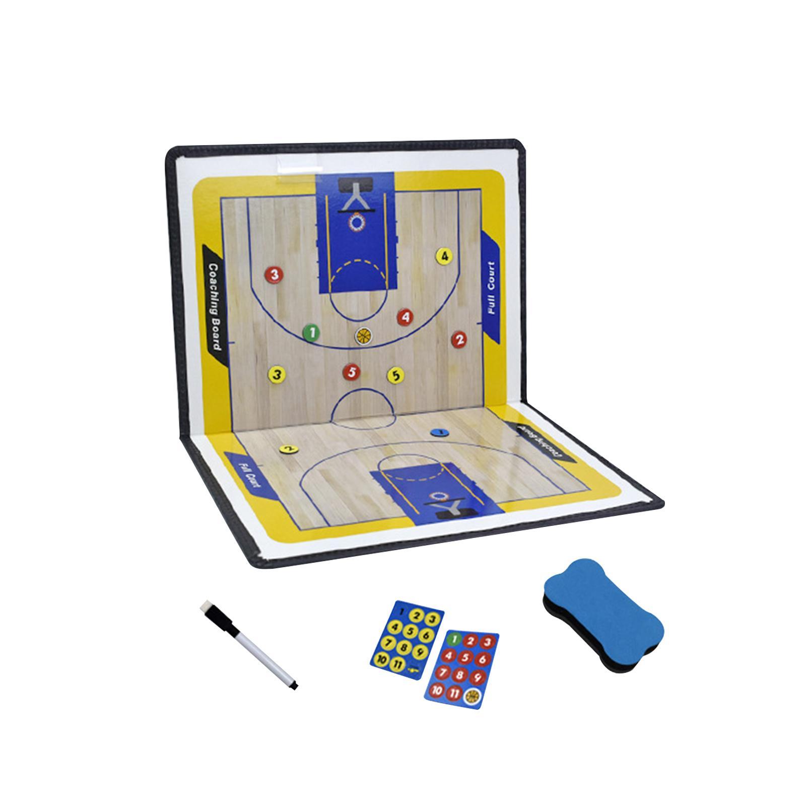 Basketball Professional Strategy Board with Erasable Marker