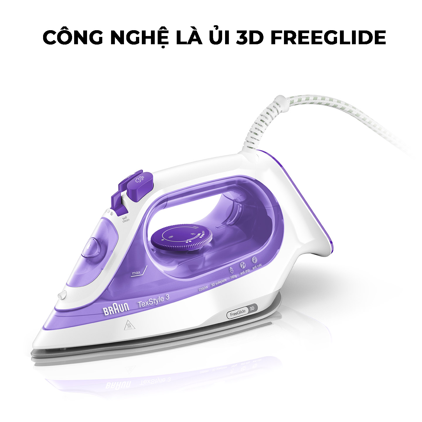 Bàn là hơi nước Braun SI3042VI-Hàng chính hãng